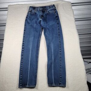 Levis 505 Regular Fit Straight Leg Jeans Mens 31x34 Blue Denim Medium Wash